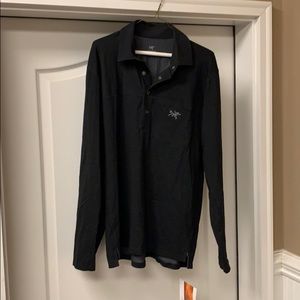 Arcteryx Motive Polo LS Mens Large (85)